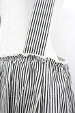 画像3: COMME des GARCONS 中古 / ストライプジャンパースカート  黒ｘ白  I-26-02-25-025-sk-HR-ZI (3)