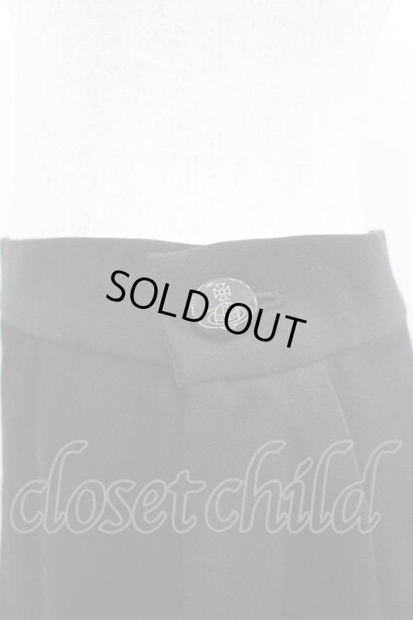 画像3: ヴィヴィアンウエストウッド 中古 / サイド裾タイトスカート 3 黒  I-26-02-25-028-sk-HD-ZI (3)