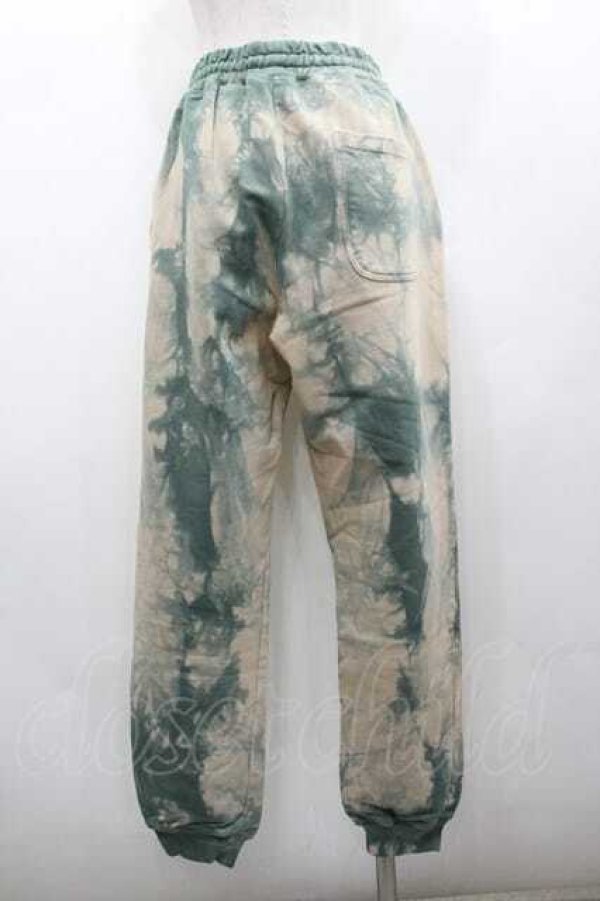 画像2: ヴィヴィアンウエストウッド 中古 / シボリプリントスウェットパンツ M ベージュＸ青  I-26-02-25-031-pa-HD-ZI (2)