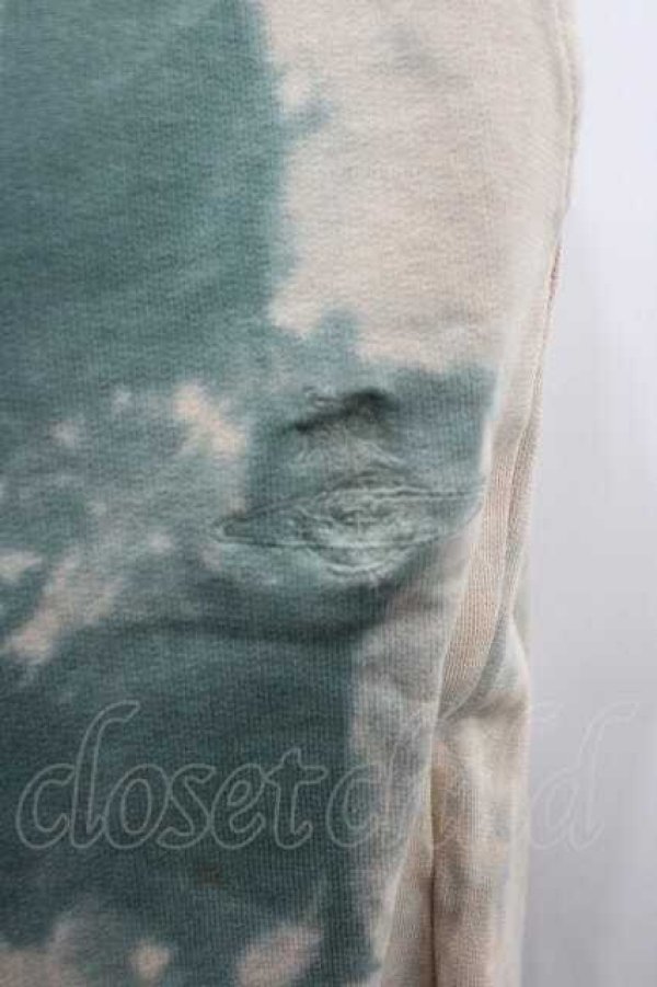 画像4: ヴィヴィアンウエストウッド 中古 / シボリプリントスウェットパンツ M ベージュＸ青  I-26-02-25-031-pa-HD-ZI (4)