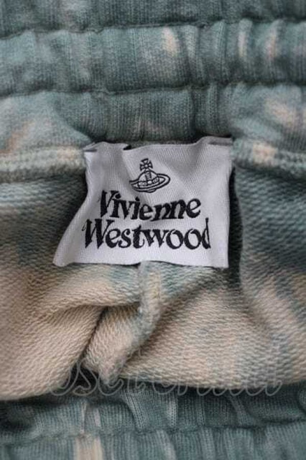 画像5: ヴィヴィアンウエストウッド 中古 / シボリプリントスウェットパンツ M ベージュＸ青  I-26-02-25-031-pa-HD-ZI (5)