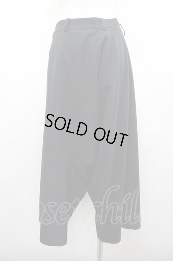 画像2: ヴィヴィアンウエストウッド 中古 / 変形ストレッチサルエルワイドパンツ 2 黒  I-26-02-25-032-pa-HD-ZI (2)