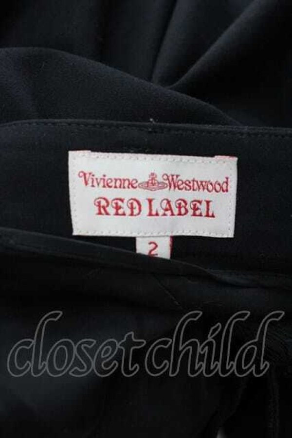 画像4: ヴィヴィアンウエストウッド 中古 / 変形ストレッチサルエルワイドパンツ 2 黒  I-26-02-25-032-pa-HD-ZI (4)