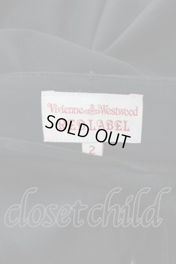 画像4: ヴィヴィアンウエストウッド 中古 / 変形ストレッチサルエルワイドパンツ 2 黒  I-26-02-25-032-pa-HD-ZI (4)