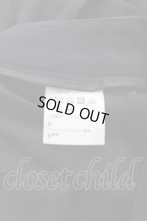 画像5: ヴィヴィアンウエストウッド 中古 / 変形ストレッチサルエルワイドパンツ 2 黒  I-26-02-25-032-pa-HD-ZI (5)