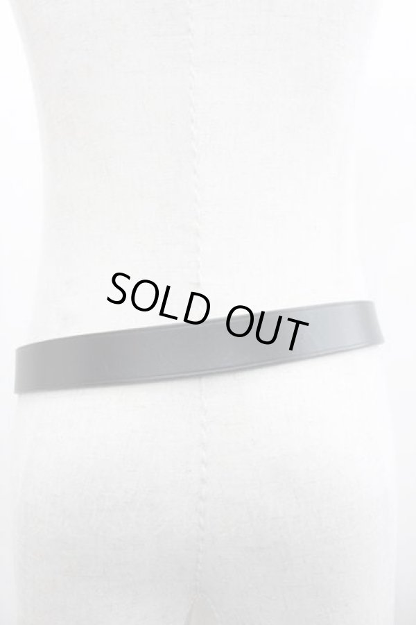 画像2: ヴィヴィアンウエストウッド 中古 / ORBシェイプバックルベルト  黒Ｘシルバー  I-26-02-25-034-gd-HD-ZI (2)