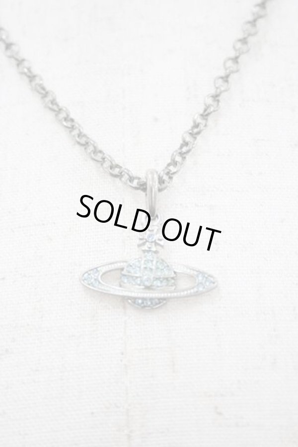 画像3: ヴィヴィアンウエストウッド 中古 / ミニバスレリーフネックレス  ブルーＸシルバー  I-26-02-25-036-ac-HD-ZI (3)