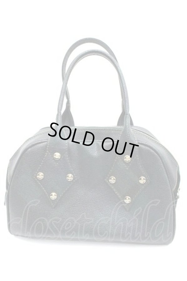 画像2: ヴィヴィアンウエストウッド 中古 / DERBYバッグ  黒Ｘ緑  I-26-02-25-039-ba-HD-ZI (2)