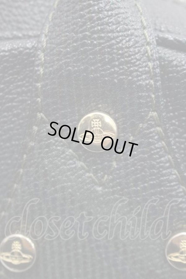 画像6: ヴィヴィアンウエストウッド 中古 / DERBYバッグ  黒Ｘ緑  I-26-02-25-039-ba-HD-ZI (6)