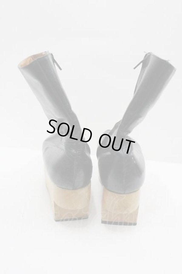 画像2: ヴィヴィアンウエストウッド 中古 / ロッキンホースブーツ  黒  I-26-02-25-048-sh-AS-ZI (2)