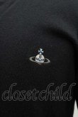 画像3: ヴィヴィアンウエストウッド MAN 中古 / オーブ刺繍ニットカーディガン 44 黒Ｘシルバー  I-26-02-25-005-to-HD-ZI (3)