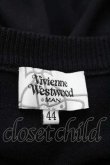 画像5: ヴィヴィアンウエストウッド MAN 中古 / オーブ刺繍ニットカーディガン 44 黒Ｘシルバー  I-26-02-25-005-to-HD-ZI (5)