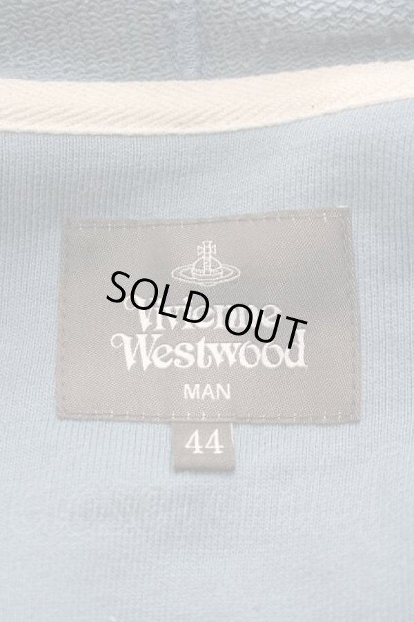 画像5: ヴィヴィアンウエストウッド MAN 中古 / パディング ORB ビッグ パーカー  青  I-26-02-25-006-to-HD-ZI (5)