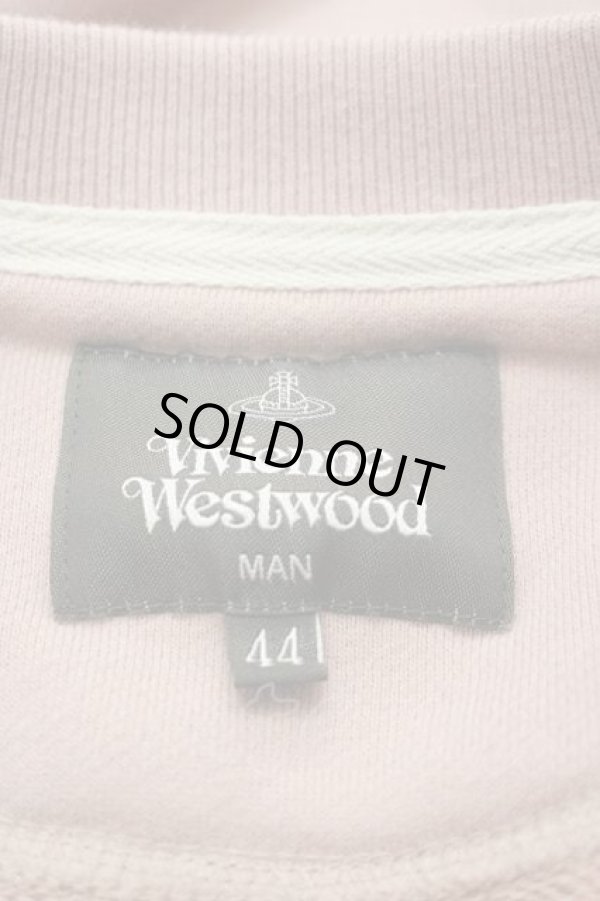 画像4: ヴィヴィアンウエストウッド MAN 中古 / “CUBIC FELT ORB” スウェット 44 ピンク  I-26-02-25-007-to-HD-ZI (4)