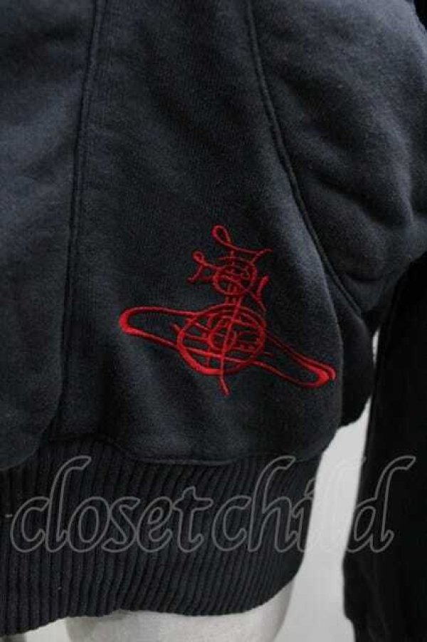 画像3: ヴィヴィアンウエストウッド MAN 中古 / フーディカットソーパーカー 44 黒  I-26-02-25-009-to-HD-ZI (3)