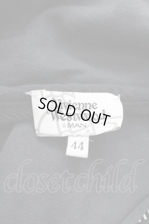 画像5: ヴィヴィアンウエストウッド MAN 中古 / フーディカットソーパーカー 44 黒  I-26-02-25-009-to-HD-ZI (5)