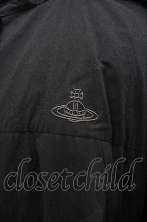 画像3: ヴィヴィアンウエストウッド MAN 中古 / ブロッキング クライムパーカー 46 黒  I-26-02-25-010-jc-HD-ZI (3)