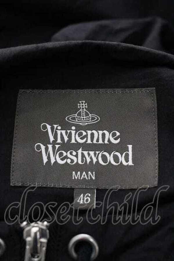 画像5: ヴィヴィアンウエストウッド MAN 中古 / ブロッキング クライムパーカー 46 黒  I-26-02-25-010-jc-HD-ZI (5)