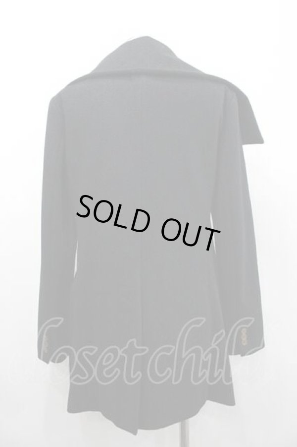 画像2: ヴィヴィアンウエストウッド MAN 中古 / MINT COLLAR WOOL COAT 48 黒  I-26-02-25-012-co-HD-ZI (2)