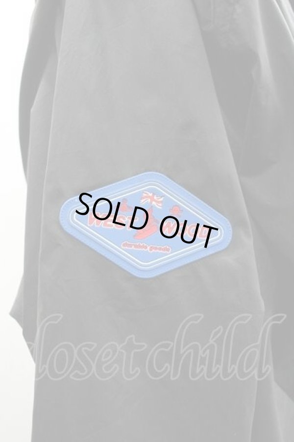 画像3: ヴィヴィアンウエストウッド MAN 中古 / 袖ワッペンスカジャン 46 黒  I-26-02-25-013-jc-HD-ZI (3)