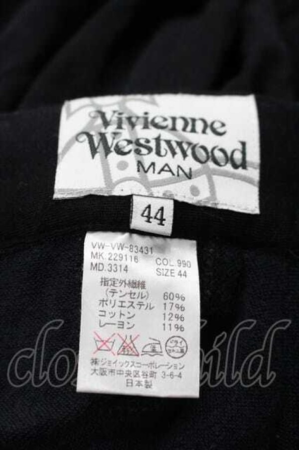 画像4: ヴィヴィアンウエストウッド MAN 中古 / ステファンパンツ 44 黒  I-26-02-25-014-jc-HD-ZI (4)