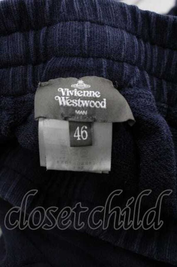 画像6: ヴィヴィアンウエストウッド 中古 / オーブ刺繍スウェットパンツ  ネイビー  I-26-02-25-015-jc-HD-ZI (6)