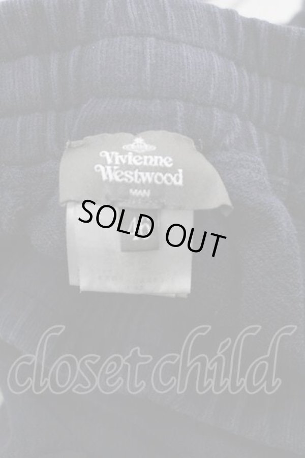 画像6: ヴィヴィアンウエストウッド 中古 / オーブ刺繍スウェットパンツ  ネイビー  I-26-02-25-015-jc-HD-ZI (6)