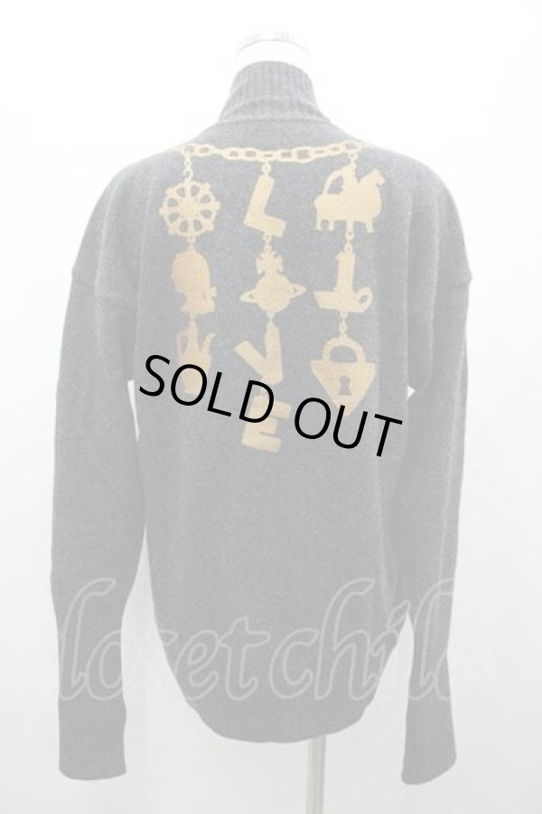 画像2: ヴィヴィアンウエストウッド 中古 / ネックレスptニット 2 グレーＸゴールド  I-26-02-25-018-to-HD-ZI (2)