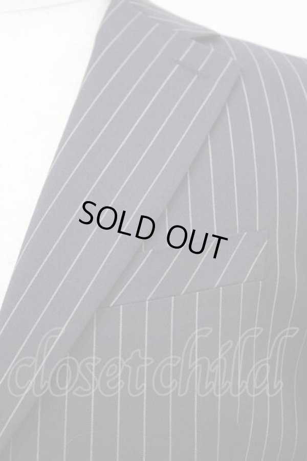 画像3: ヴィヴィアンウエストウッド MAN 中古 / SET チェンジポケットストライプセットアップ 48 黒ｘ白  I-26-02-28-016-jc-HD-ZI (3)