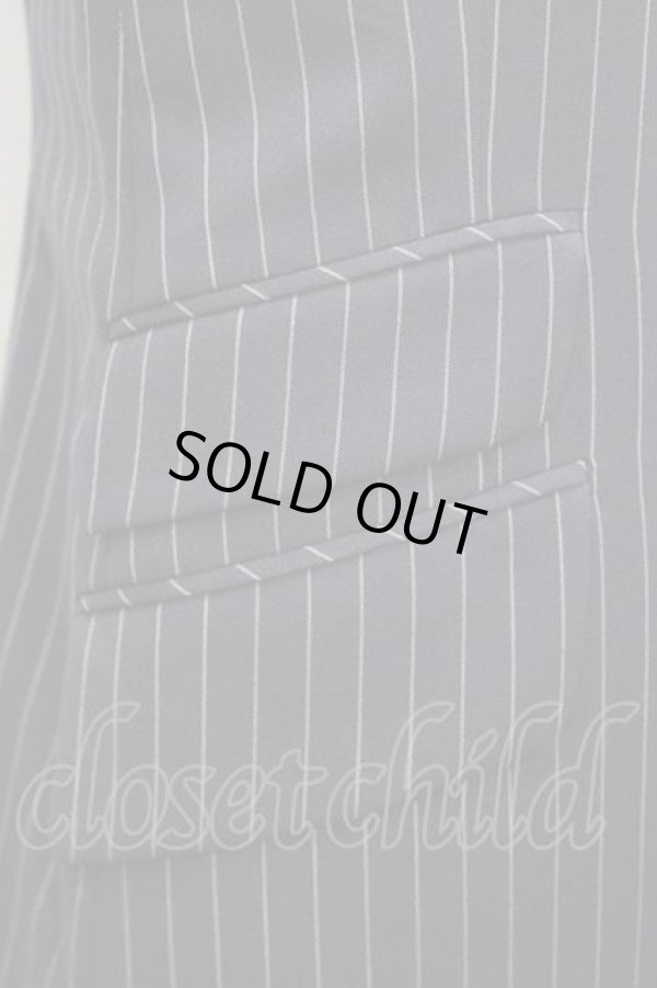 画像4: ヴィヴィアンウエストウッド MAN 中古 / SET チェンジポケットストライプセットアップ 48 黒ｘ白  I-26-02-28-016-jc-HD-ZI (4)