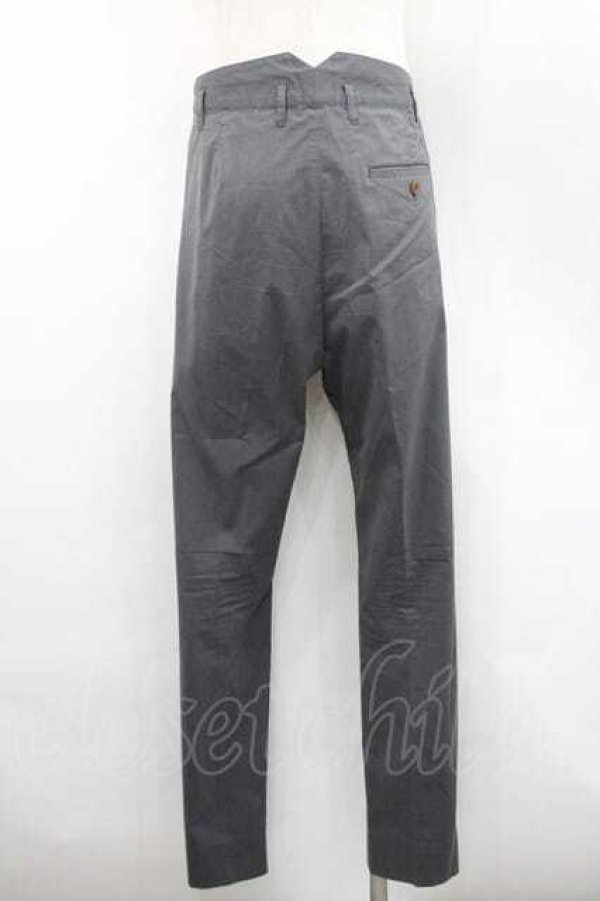 画像2: ヴィヴィアンウエストウッド MAN 中古 / ストライプ風パンツ 48 グレー  I-26-02-28-018-pa-HD-ZI (2)