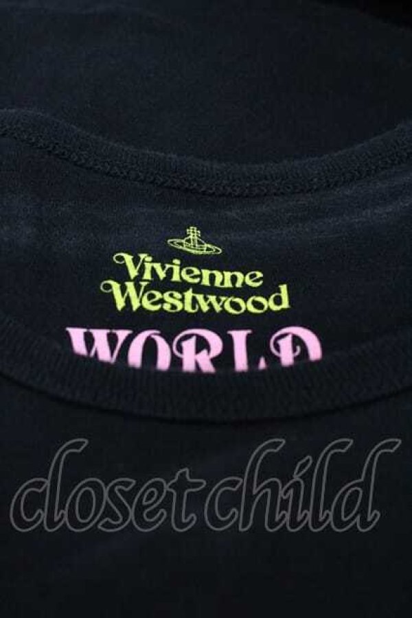 画像3: ヴィヴィアンウエストウッド 中古 / TS/回顧展限定リッププリントTシャツ S 黒  I-26-02-28-026-ts-HD-ZI (3)