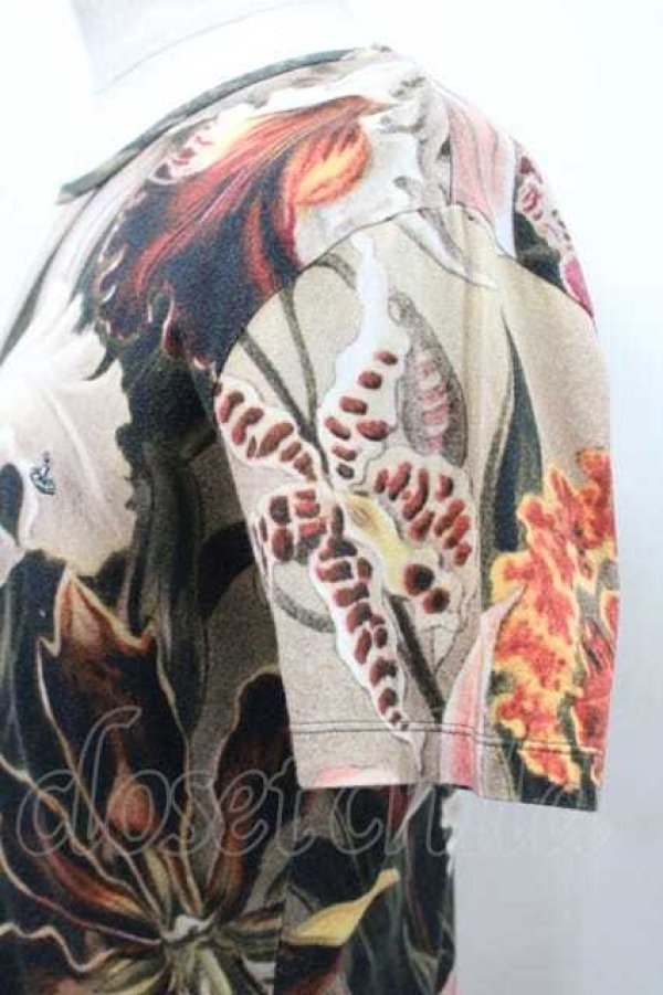 画像3: ヴィヴィアンウエストウッド MAN 中古 / ボタニカルTシャツ 46 ブラック  I-26-02-28-003-ts-YM-ZI (3)