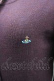 画像2: ヴィヴィアンウエストウッド 中古 / カラーオーブ刺繍カーディガン S ブラウン  I-26-02-28-030-to-YM-ZI (2)