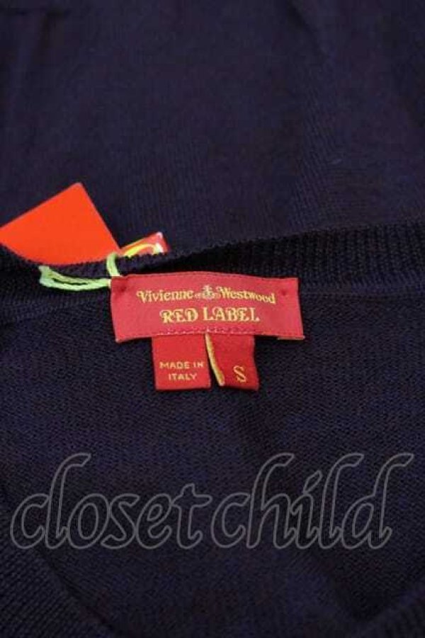 画像5: ヴィヴィアンウエストウッド 中古 / カラーオーブ刺繍カーディガン S ブラウン  I-26-02-28-030-to-YM-ZI (5)