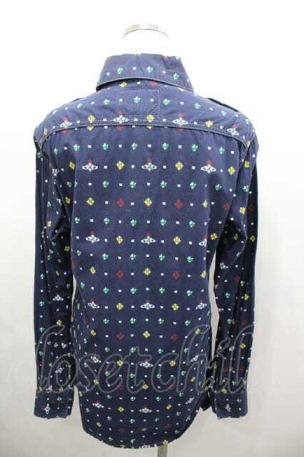 画像3: ANGLOMANIA 中古 / アスレチックシャツ S 青  I-26-02-28-032-bl-HD-ZI (3)