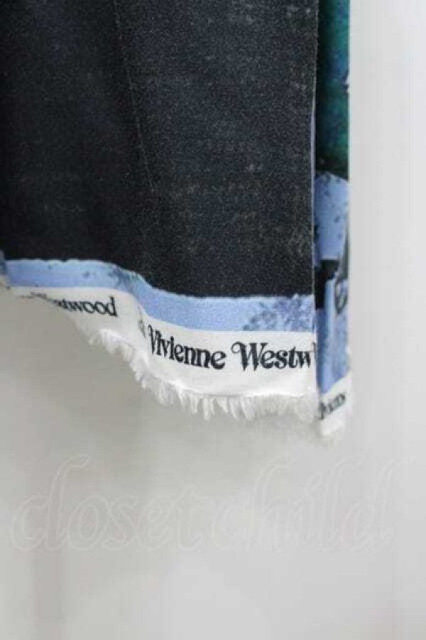 画像2: ANGLOMANIA 中古 / ユニオンジャックプリントトレイルスカート 42 マルチ（グリーン）  I-26-02-28-036-sk-YM-ZI (2)