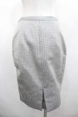 画像2: ヴィヴィアンウエストウッド 中古 / 総柄タイトスカート 40 白ｘ黒  I-26-02-28-040-sk-HD-ZI (2)