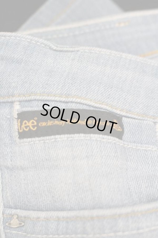 画像7: ANGLOMANIA 中古 / 刺繍入リモンローパンツ Ｍ ライトインディゴ  I-26-02-28-041-pa-HD-ZI (7)