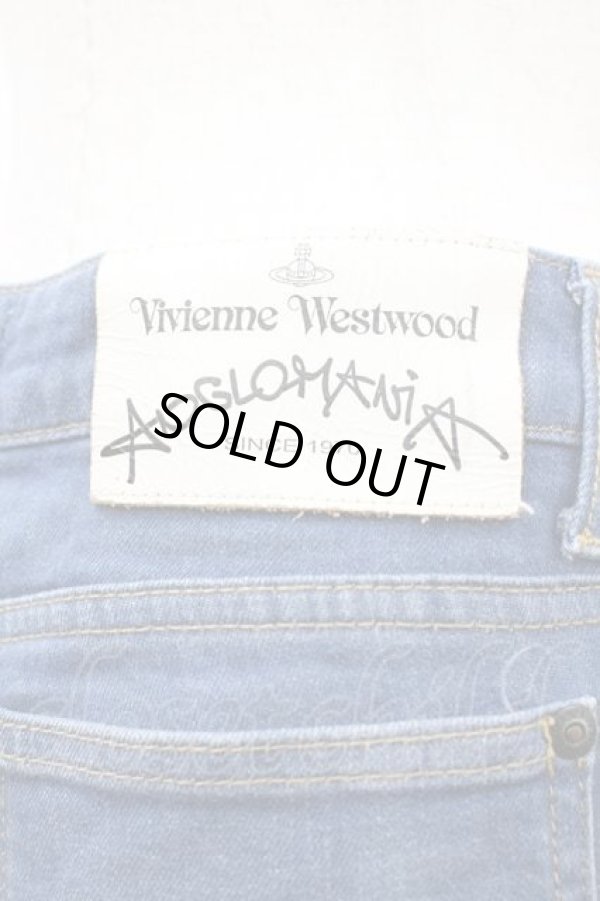 画像3: ANGLOMANIA 中古 / オーブ刺繍デニムパンツ 36 青デニム  I-26-02-28-043-pa-HD-ZI (3)