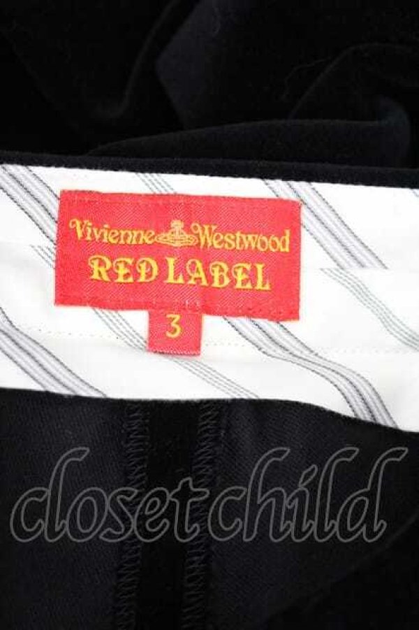 画像4: ヴィヴィアンウエストウッド 中古 / 別珍パンツ 3 黒  I-26-02-28-045-pa-HD-ZI (4)