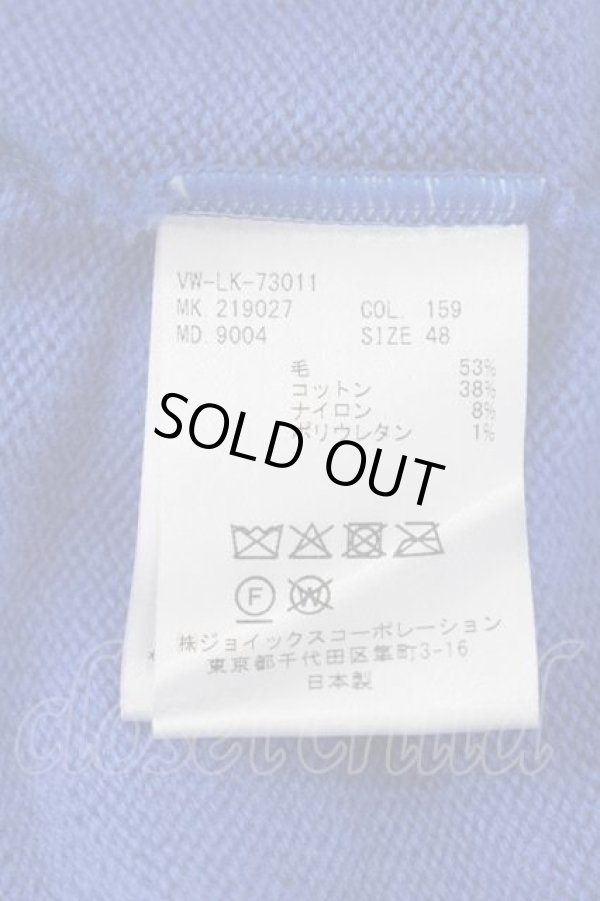 画像6: ヴィヴィアンウエストウッド MAN 中古 / ジョッキー プルオーバーニット 48 ピンクＸ青  I-26-02-28-005-to-HD-ZH (6)