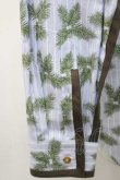 画像4: ヴィヴィアンウエストウッド MAN 中古 / ヤシノ木風シャツ 46 青ｘ緑ｘ茶  I-26-02-28-008-bl-HD-ZI (4)