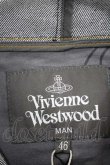 画像4: ヴィヴィアンウエストウッド MAN 中古 / GARBOフーディトレーナー 46 デニム  I-26-02-28-011-ts-AS-ZI (4)