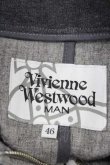 画像4: ヴィヴィアンウエストウッド MAN 中古 / ギャラントボマージャケット 46 グレー  I-26-02-28-012-jc-HD-ZI (4)