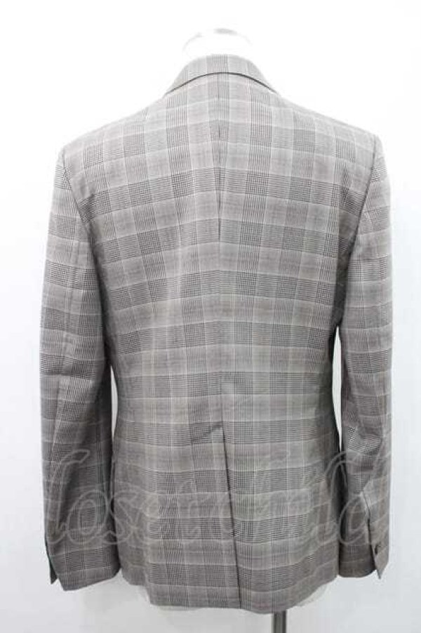 画像2: ヴィヴィアンウエストウッド MAN 中古 / /スリムフィットチェックテーラード 48 グレー  I-26-02-28-014-jc-HD-ZI (2)
