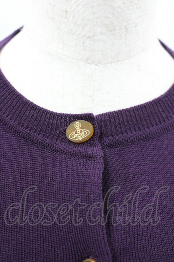画像4: ヴィヴィアンウエストウッド 中古 / カラーオーブ刺繍ニットカーディガン M  I-26-03-29-021-to-HD-ZI (4)