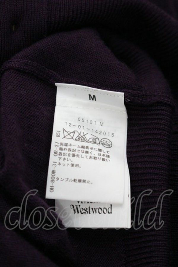 画像6: ヴィヴィアンウエストウッド 中古 / カラーオーブ刺繍ニットカーディガン M  I-26-03-29-021-to-HD-ZI (6)