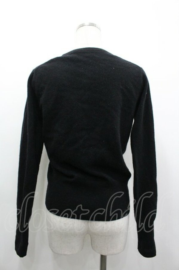 画像2: ヴィヴィアンウエストウッド 中古 / 単色オーブ刺繍 ニットカーディガン 3  I-26-03-29-022-to-HD-ZI (2)