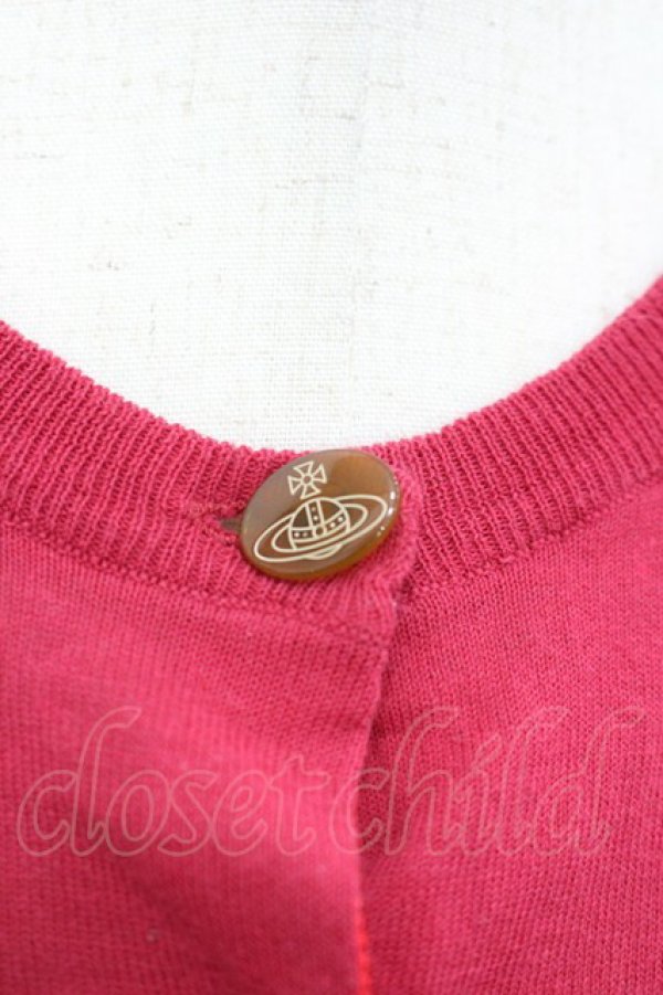 画像4: ヴィヴィアンウエストウッド 中古 / 単色オーブ刺繍 ニットカーディガン 3  I-26-03-29-023-to-HD-ZI (4)